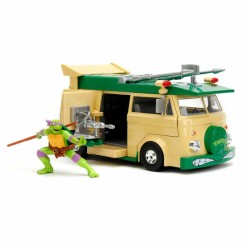 Jada Teenage Mutant Ninja Turtles Party Wagon Donatello 1:24 Figürlü Set - Thumbnail