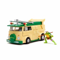 Jada Teenage Mutant Ninja Turtles Party Wagon Donatello 1:24 Figürlü Set - Thumbnail