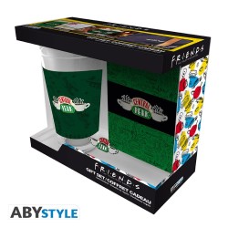 Abystyle - Abystyle Friends XXL Glass, Pin and Pocket Notebook Central Perk