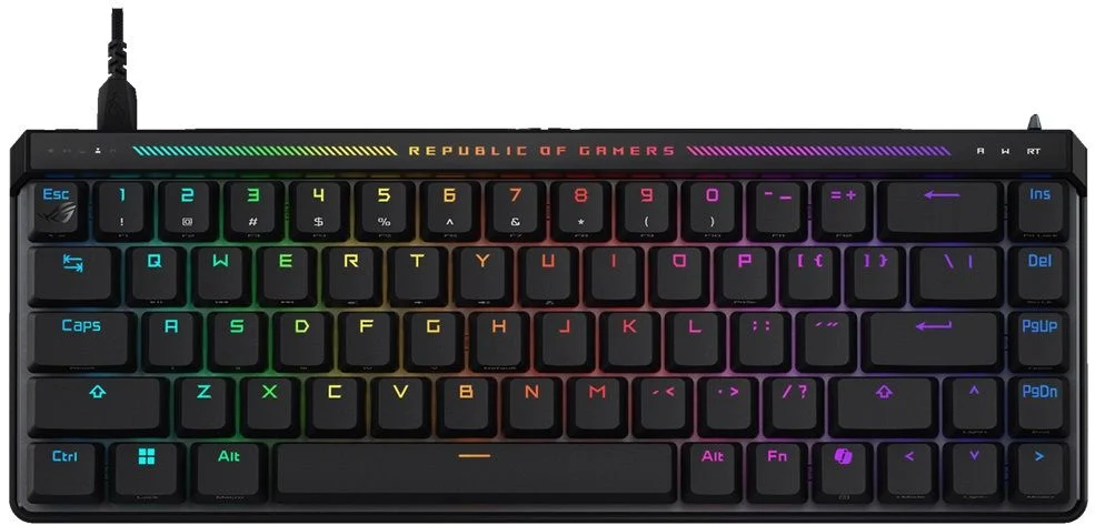 Asus ROG Falchion Ace HFX Manyetik Switch Siyah Mekanik Gaming Klavye 90MP03VE-BKYA00 - Thumbnail