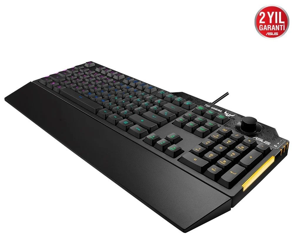 Asus TUF Gaming K1 Mekanik Hisli Kablolu Gaming Klavye 90MP01X0-BKYA00 - Thumbnail
