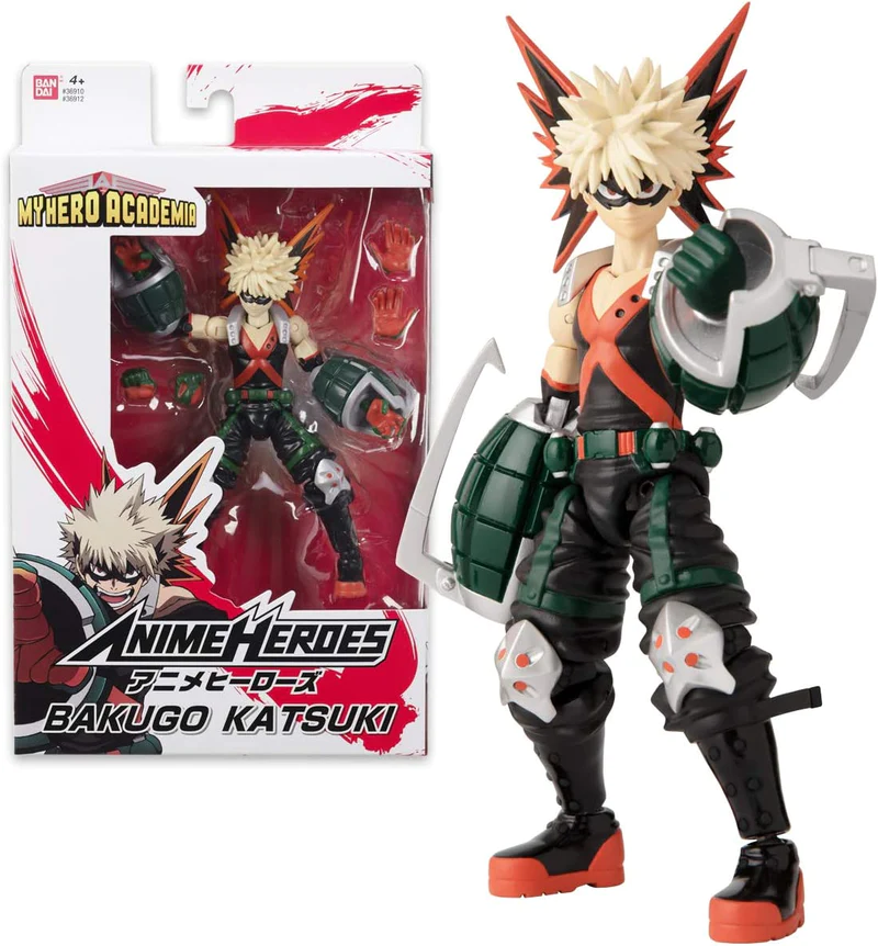 BANDAI ANIME HEROES MY HERO ACADEMIA KATSUKI BAKUGO ACTION FIGURE - Thumbnail