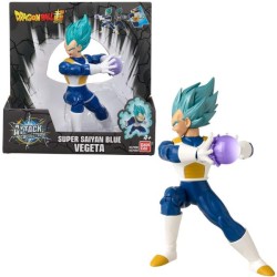 Bandai - Bandai Attack Collection Dragon Ball Super Saiyan Blue Vegeta Aksiyon Figür
