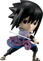 Bandai - Bandai Chibi Masters Naruto - Sasuke Uchiha Figür 8cm
