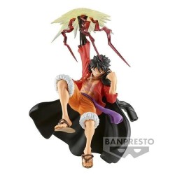 BANPRESTO BATTLE RECORD COLLECTION ONE PIECE MONKEY D LUFFY 15 CM STATUE - Thumbnail