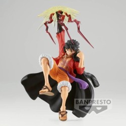 BANPRESTO BATTLE RECORD COLLECTION ONE PIECE MONKEY D LUFFY 15 CM STATUE - Thumbnail