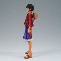 BANPRESTO DXF THE GRANDLINE SERIES ONE PIECE MONKEY D LUFFY STATUE - Thumbnail