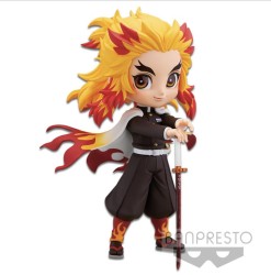 Banpresto - Banpresto Q Posket Demon Slayer Kimetsu No Yaiba - Kyojuro Rengoku Ver.A Figür 14cm