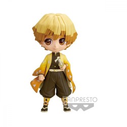 Banpresto - Banpresto Q Posket Demon Slayer Zenitsu Ver B 14 cm Figür
