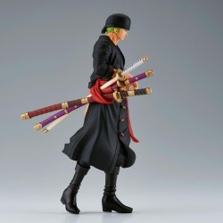 BANPRESTO THE SHUKKO ONE PIECE RORONOA ZORO 17 CM STATUE - Thumbnail