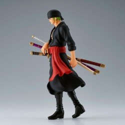 BANPRESTO THE SHUKKO ONE PIECE RORONOA ZORO 17 CM STATUE - Thumbnail