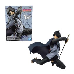 Banpresto Vibration Stars Boruto Naruto Next Generations 14 cm Uchiha Sasuke Statue - Thumbnail