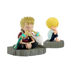 Banpresto WCF Log Stories One Piece 6 cm Sanji and Zeff Figür - Thumbnail
