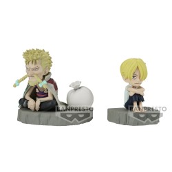 Banpresto WCF Log Stories One Piece 6 cm Sanji and Zeff Figür - Thumbnail