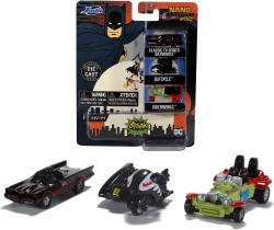 Jada Toys Batman 3 Pack B Nano Cars - Thumbnail