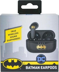 Batman Kablosuz Kulaklık Earpods Lisanslı Şarj Kutulu Siyah - Thumbnail