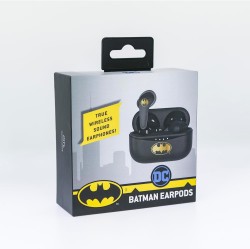 Batman Kablosuz Kulaklık Earpods Lisanslı Şarj Kutulu Siyah - Thumbnail