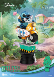 Beast Kingdom Disney Lilo and Stitch Stitch Coin Ride PVC Statue - Thumbnail