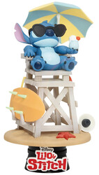 Beast Kingdom Disney Lilo and Stitch Summer Vibe PVC Statue - Thumbnail