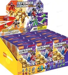  - Blokees Transformers Defender Version 02 The Overthrow Figür Yapım Seti Sürpriz Paket 12'li Kapalı Kutu