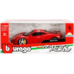 Burago Ferrari 458 Italia Kırmızı Model Araba - Thumbnail
