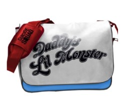 Daddy's Lil Monster Baskılı Messenger Çanta - Thumbnail