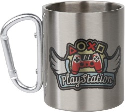 ABYSSE PLAYSTATION MUG CARABINER WINGS - Thumbnail