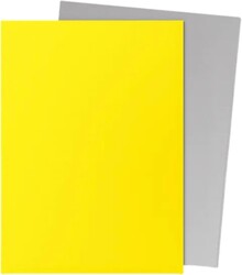 Dragon Shield 100 Matte Dual Sleeves Yellow and Silver - Thumbnail