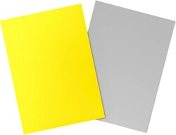 Dragon Shield 100 Matte Dual Sleeves Yellow and Silver - Thumbnail