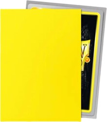 Dragon Shield 100 Matte Dual Sleeves Yellow and Silver - Thumbnail