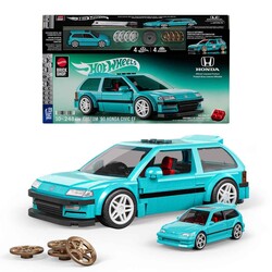Hot Wheels Brick Shop Custom 90 Honda Civic EF Building