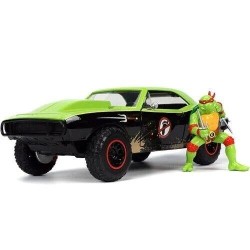 JADA TOYS TURTLES RAPHAEL CHEVY CAMARO 1 24 - Thumbnail