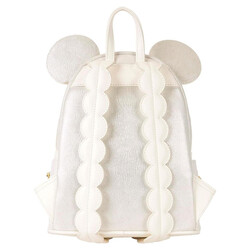 Loungefly Disney Minnie Mouse Iridescent Lace Wedding Mini Backpack - Thumbnail