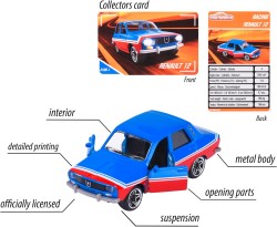 MAJORETTE RENAULT RACING CARS BLUE AND RED - Thumbnail