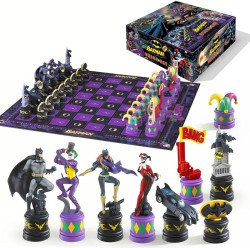 Noble Collection DC Universe Batman Satranç Seti Dark Knight vs Joker - Thumbnail