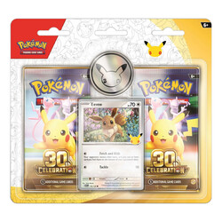 Pokemon Company - Pokemon Trading Card Game 30th Year Celebration Eevee 2 Pack Blister - Ön Satış