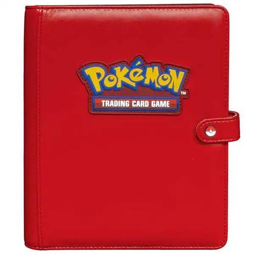 Ultra Pro Premium Red Pokemon Snap Binder 4 Cepli 160 Kart Kapasiteli Ultra Pro Premium Red Pokemon Snap Binder 4 Cepli 160 Kart Kapasiteli