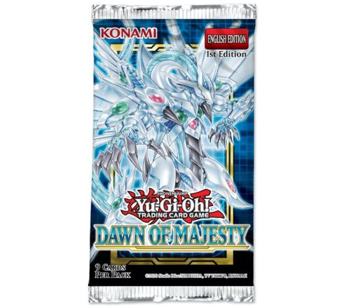 Yugioh Trading Card Game Dawn Of Majesty Booster Pack