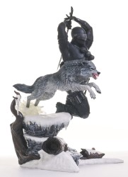Diamond Gallery GI Joe Snake with Wolf PVC Statue - Thumbnail