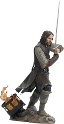 DIAMOND GALLERY LORD OF THE RINGS ARAGORN 25 CM STATUE - Thumbnail