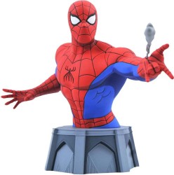 DIAMOND GALLERY MARVEL SPIDERMAN THE ANIMATED SERIES SPIDERMAN BUST - Thumbnail