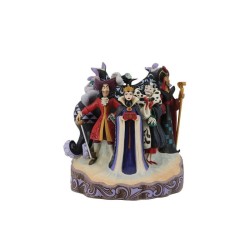 Disney Enesco Mischief Malice and Mayhem Villains Carved by Heart Figurine - Thumbnail