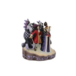 Disney Enesco Mischief Malice and Mayhem Villains Carved by Heart Figurine - Thumbnail