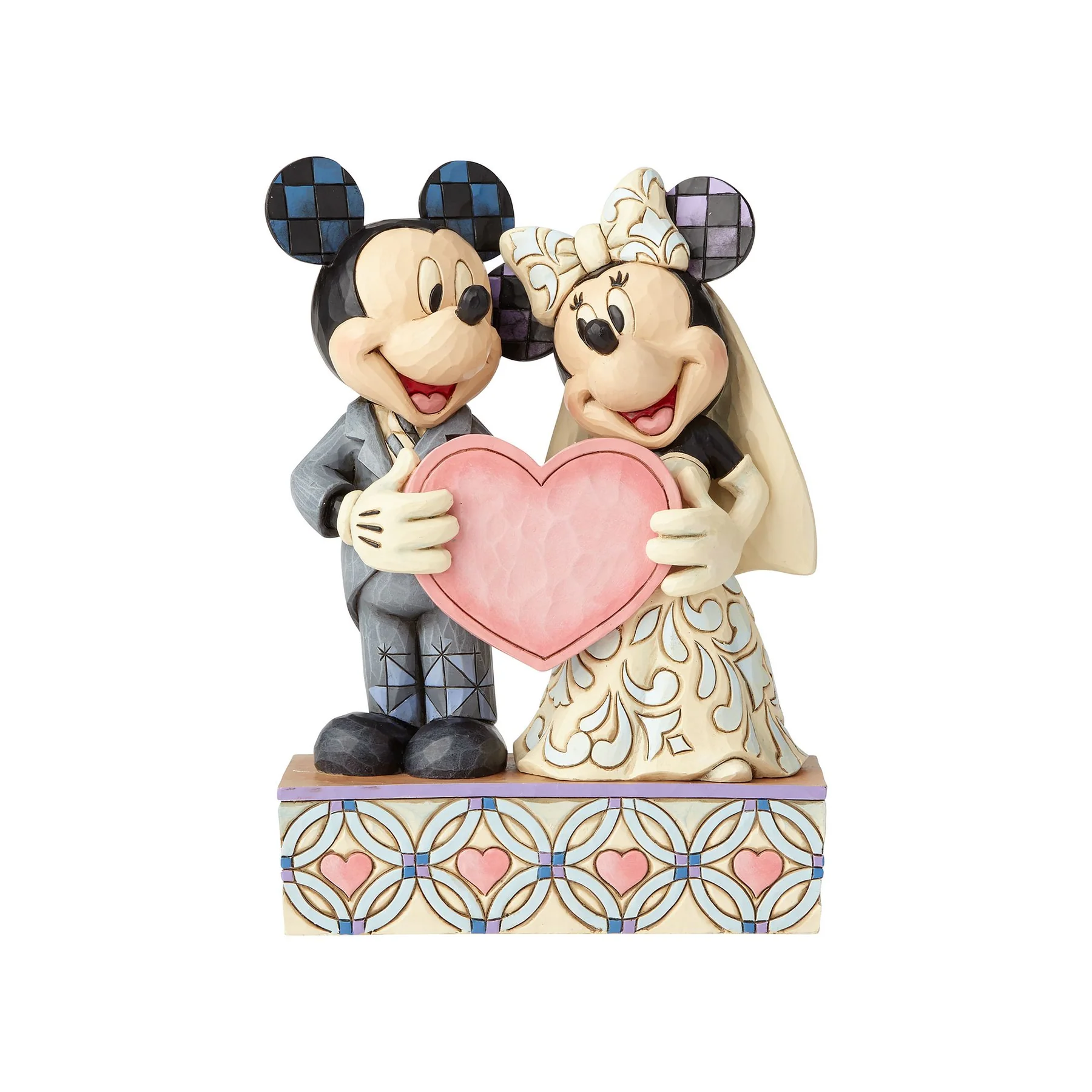 Enesco - Disney İki Ruh Tek Kalp Mickey ve Minnie Mouse Figür