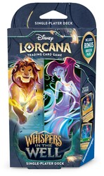 DISNEY - Disney Lorcana Trading Card Game Whispers in the Well Starter Deck Amber Emerald