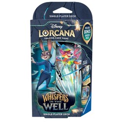 DISNEY - Disney Lorcana Trading Card Game Whispers in the Well Starter Deck Sapphire Steel