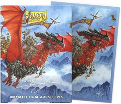 Dragon Shield 100 Dual Matte Sleeves The Raid - Thumbnail
