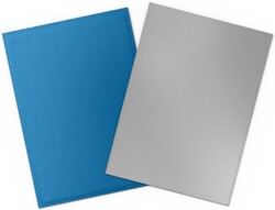 Dragon Shield 100 Matte Dual Sleeves Cobalt and Silver - Thumbnail