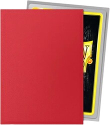 Dragon Shield 100 Matte Dual Sleeves Crimson and Silver - Thumbnail