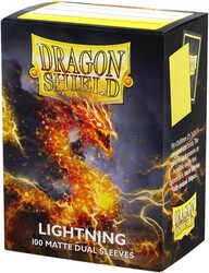 Dragon Shield - Dragon Shield 100 Matte Dual Sleeves Lightning